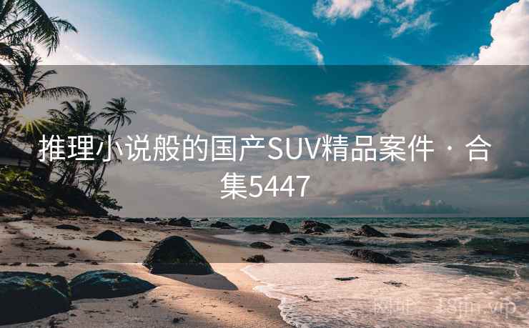 推理小说般的国产SUV精品案件 · 合集5447